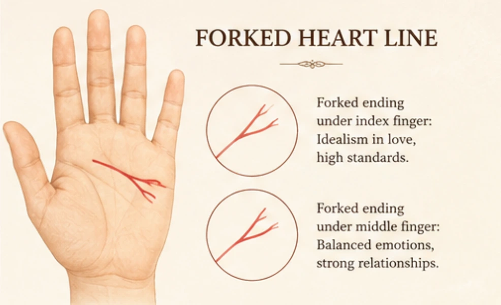 Money line in palmistry — palm wealth line reference image